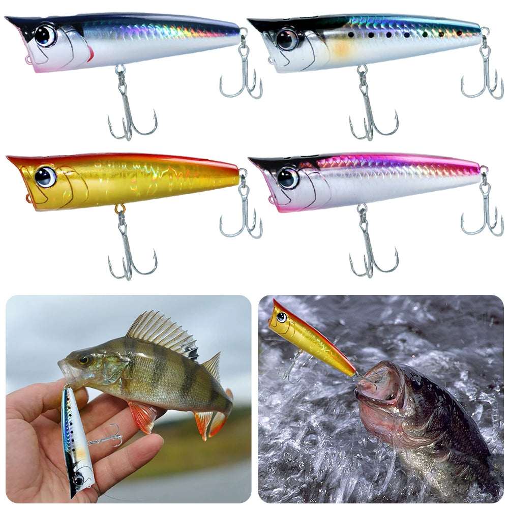 Floating Fishing Lure with Hook,Topwater Bubble Baits.