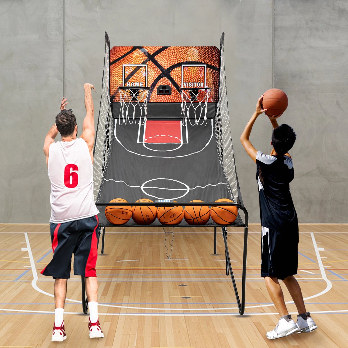 Double Electronic Scoring and Shooting Machine