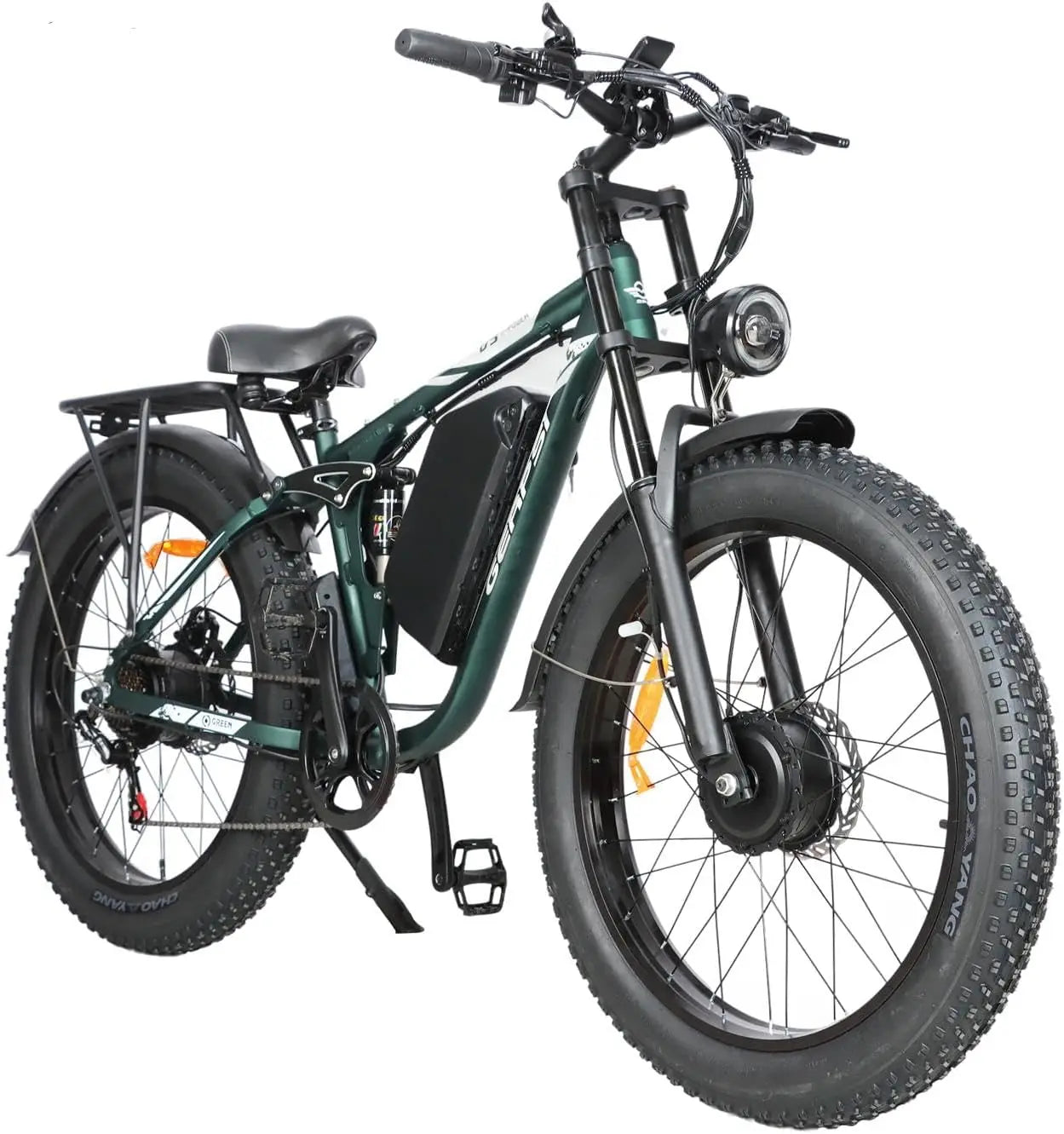 BAOLUJIE DM01 Motor Electric Bicycle 60V 30AH Battery Max Speed 42 MPH