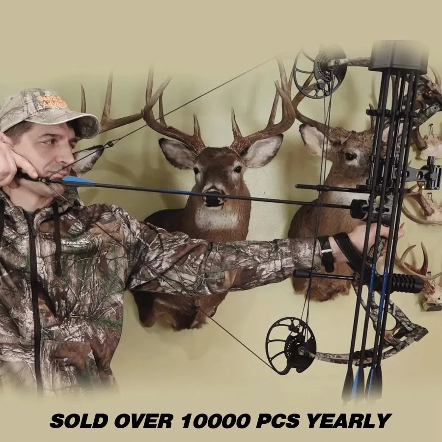 Compound Bow Archery Package, Draw Length 0-70 Lbs Draw Weight up to IBO 310 foot pounds