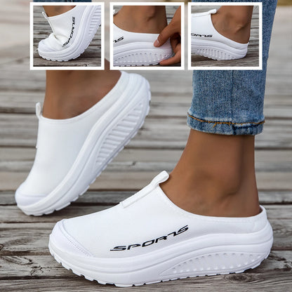 Summer women's sports shoes breathable thin mesh.