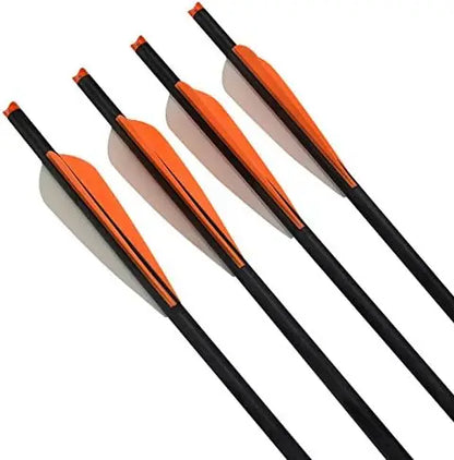 ARCHERY Crossbow Bolts Carbon Arrows for Target Hunting Outdoor Sport, 12 Pieces