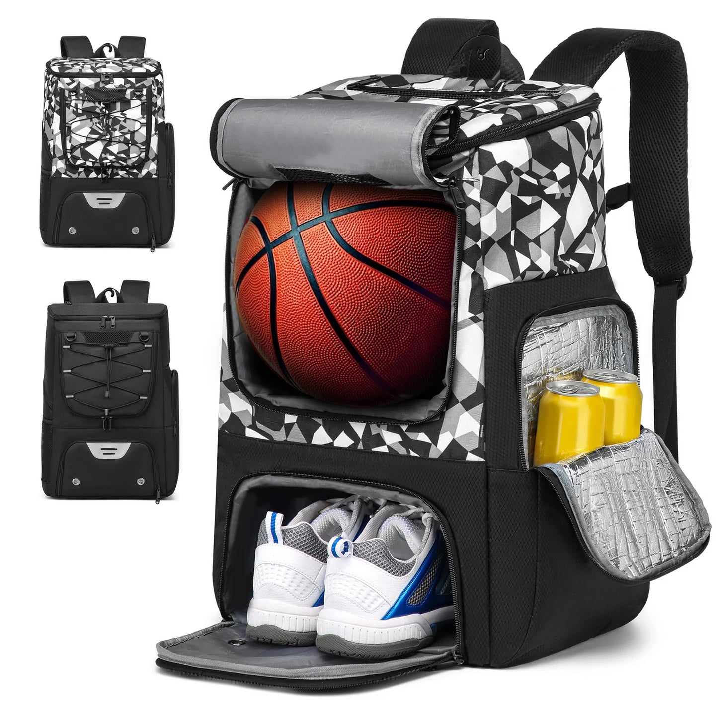 Basketball Backpack with Separate Ball holder & Shoes