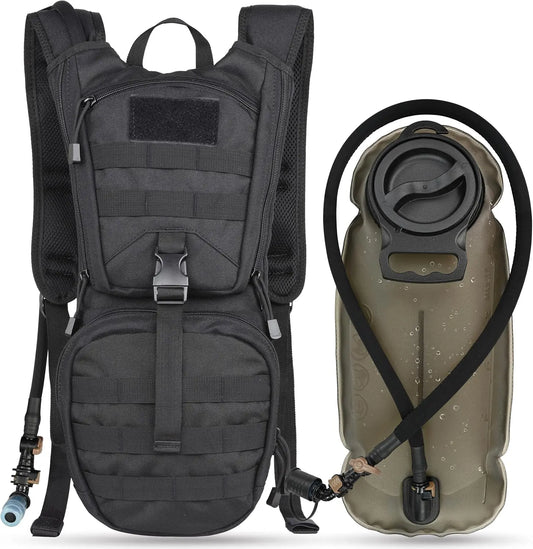 Tactical Hydration Backpack w/ 3L TPU Bladder
