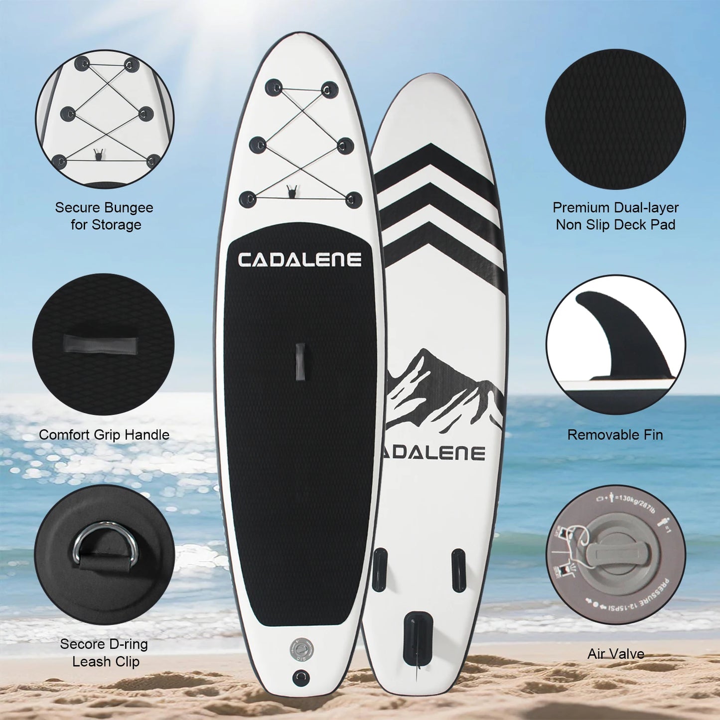 Inflatable Stand Up Paddle Board with SUP Accessories