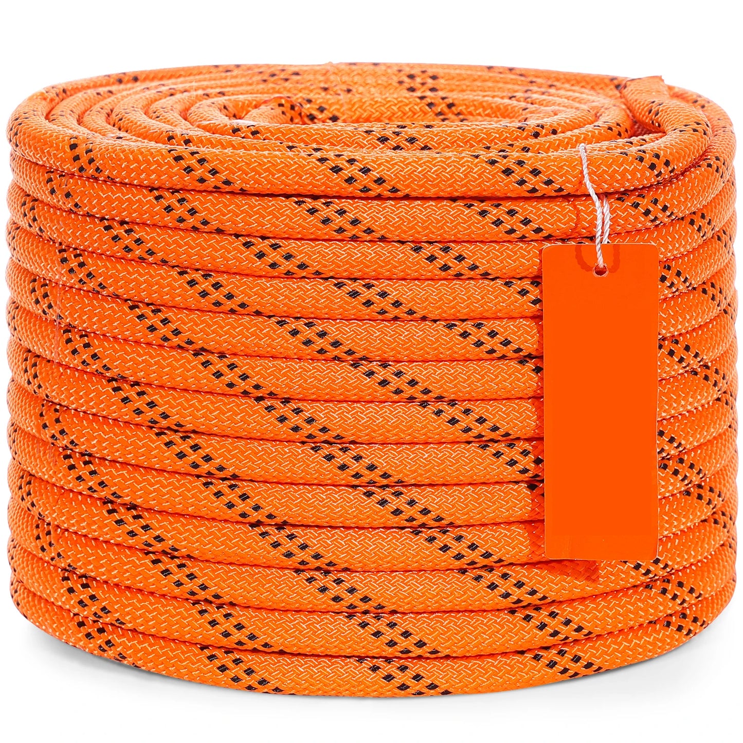 SucceBuy 120ft Dual-Weave Polyester Cord 3/8 1/2in 48-Strand Multi-Use Rope