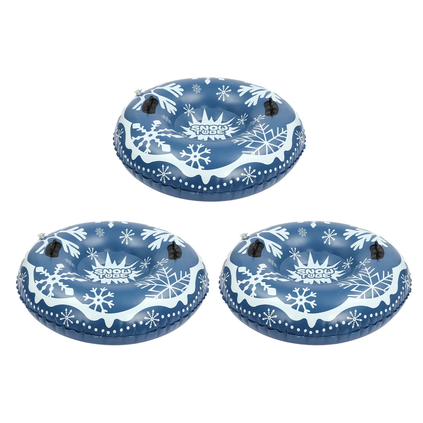 Three 40 inch Inflatable Snow Sleds