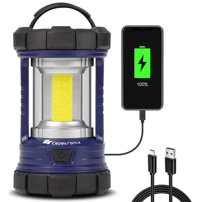 Camping Lantern, 3200LM LED Lanterns for Power Outages, 4600mAh Phone Charger Rechargeable Lantern, 5 Light Modes Camping Light
