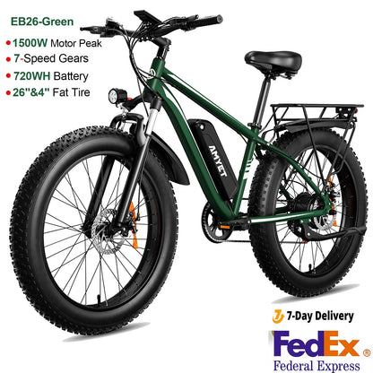 Electric Bike EB26 Blue Adults Electric Bicycle