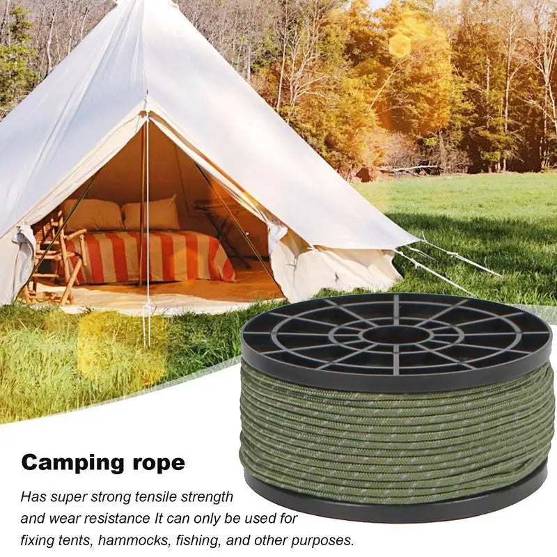 Reflective Camping Rope 164ft Para-cord Rope Reflective Rope 2.5mm