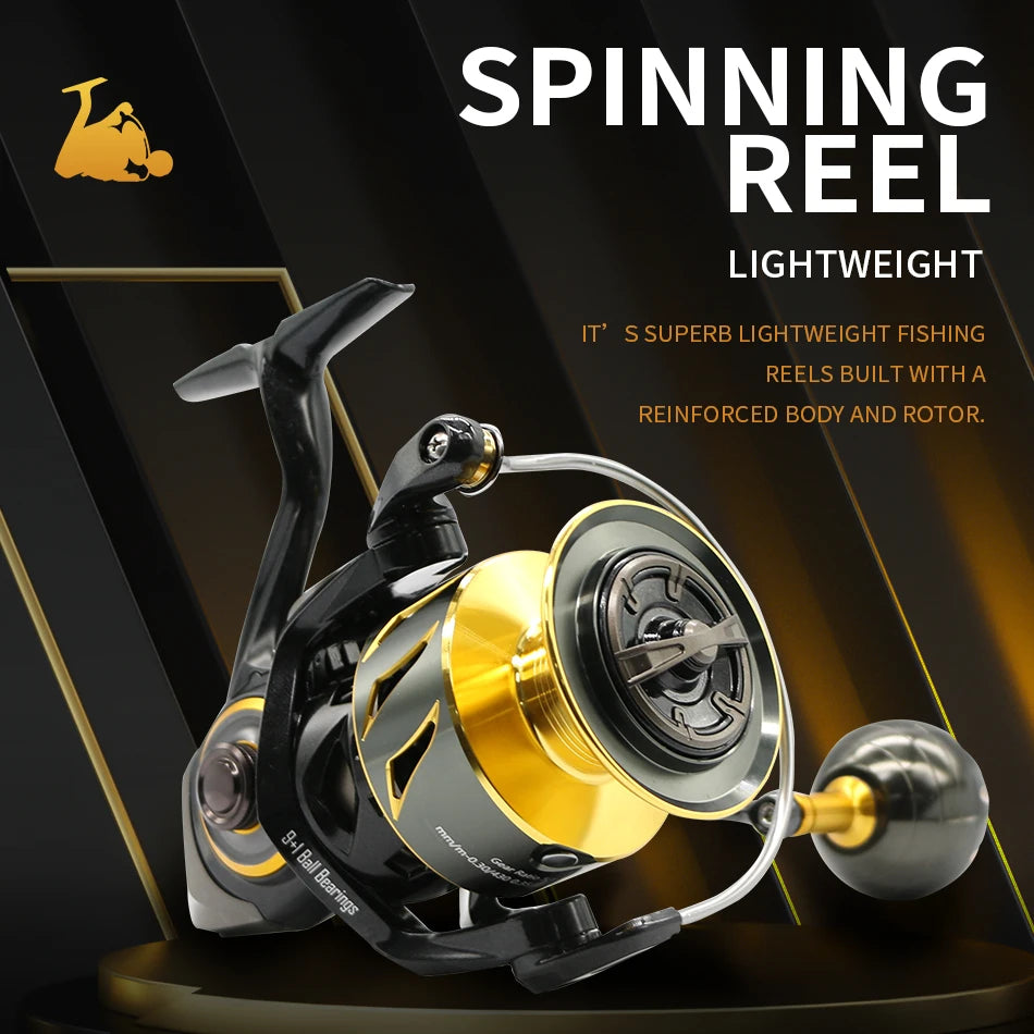 ROOBLINOS SW Spinning Reel Ultralight Surf Reel.