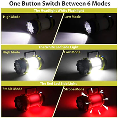 3 Pack Camping Lantern Outdoor LED Rechargeable Flashlights