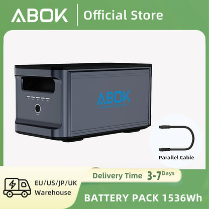 ABOK Ark2000 1536Wh Expansion Battery Pack Solar Generator
