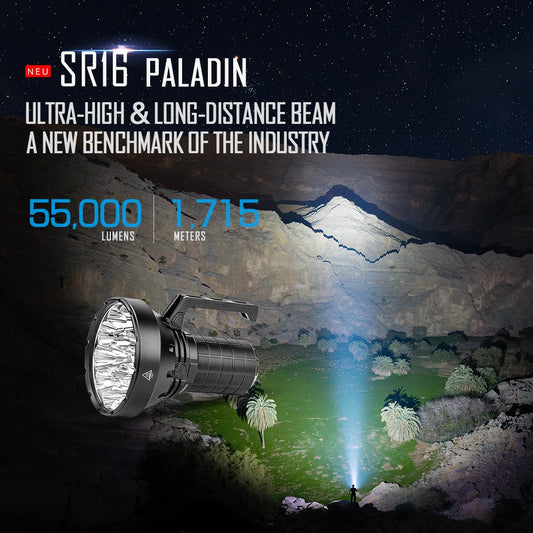 IMALENT SR16 Tactical Flashlight 55000 Lumen Super Bright