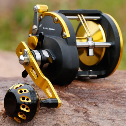 Trolling Reel Saltwater Level Wind Reels Drag Reel Boat Fishing, Ocean Fishing