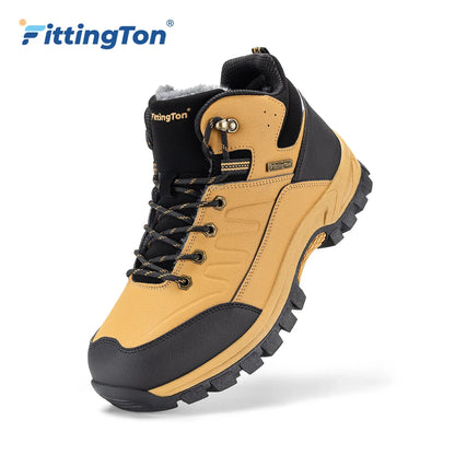 Wide Snow Boots Men'S Winter Boots -15℃ Thick, Warm