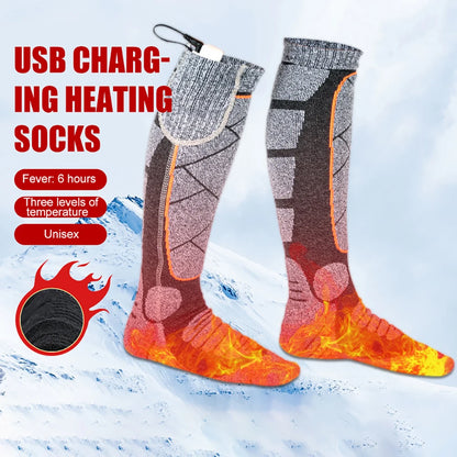 Electric Thermal Socks 3.7v Battery Foot Warm 3 Modes.
