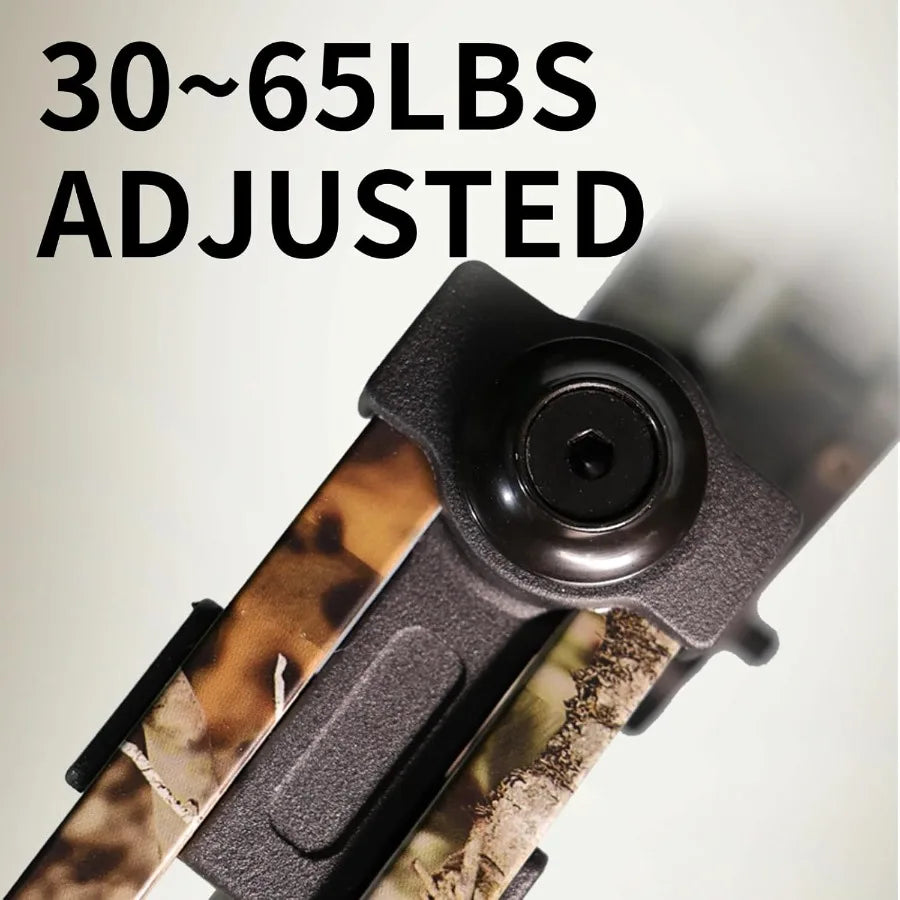 Compound Bow and Arrow Set for Adults, 30-65LBS, Composite