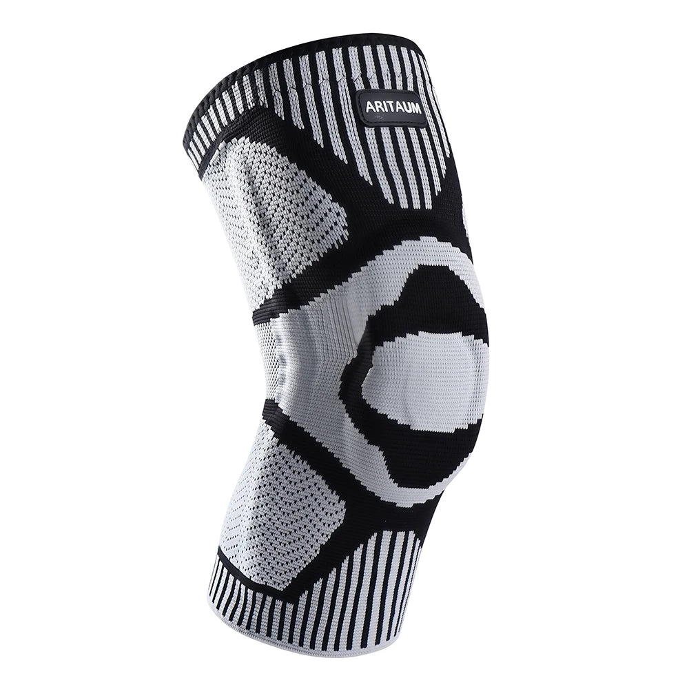 1 Pack of Professional Sports Knee Pads,  Meniscus Silicone Spring Support,