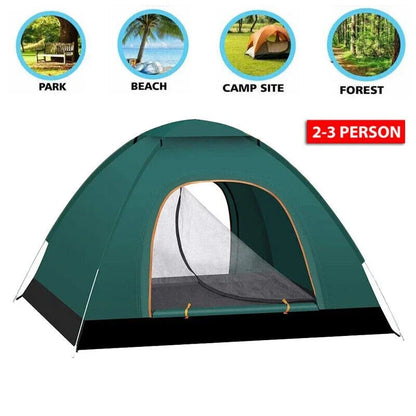 three person Pop Up Tent, Camping, Hiking