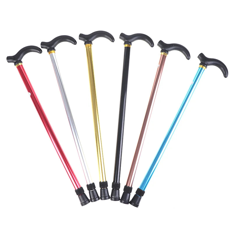 75-90cm Aluminum Alloy Adjustable Walking Stick