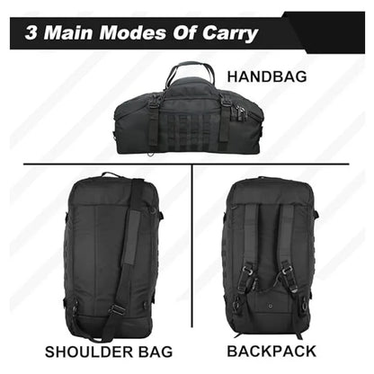 45L Large Capacity Durable 3-in-1 Duffle Backpack