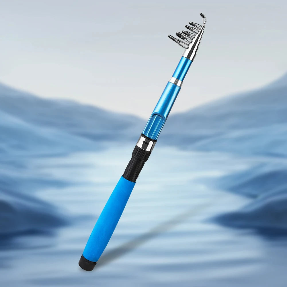 Short Telescopic Fishing Rod.