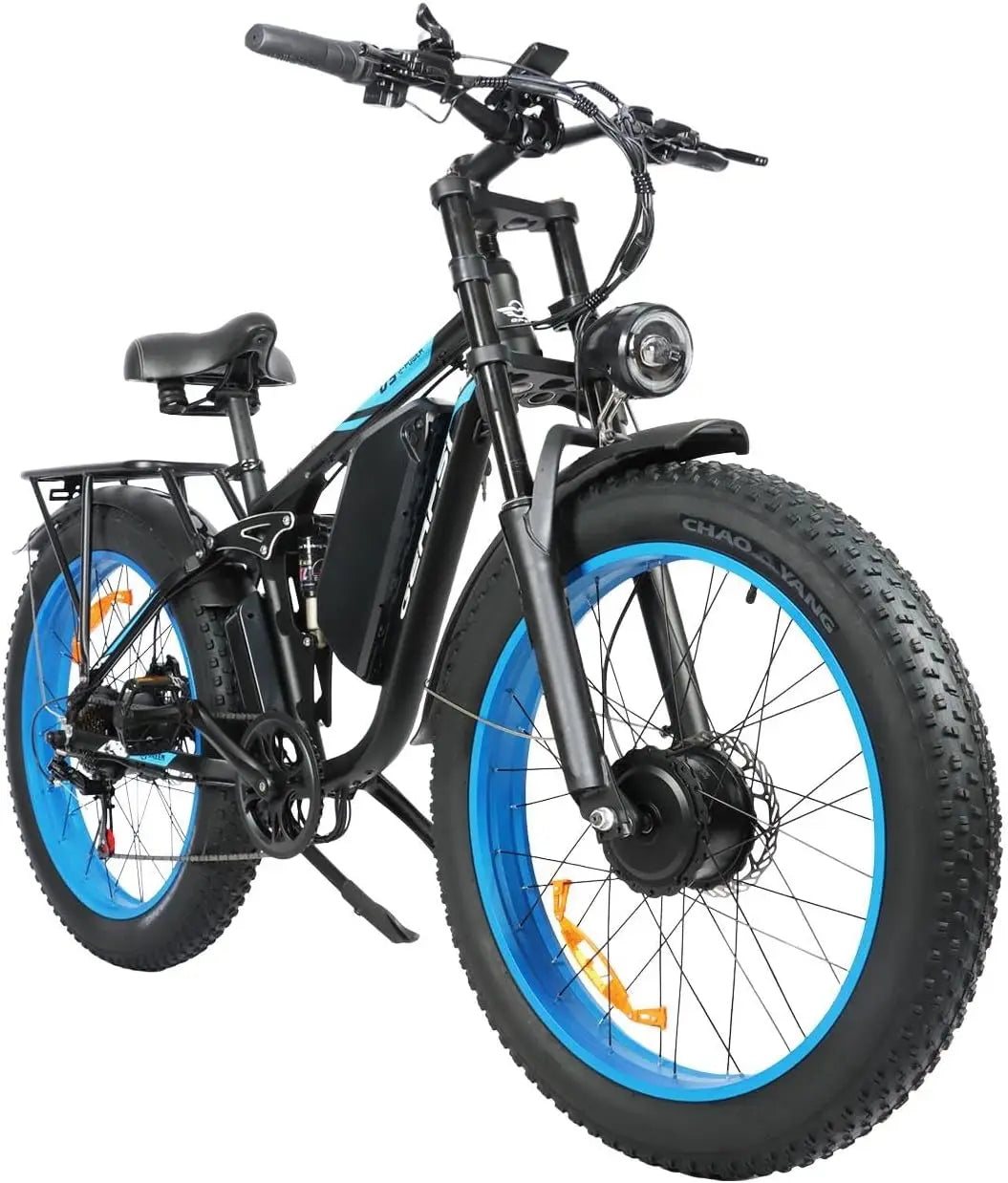 BAOLUJIE DM01 Motor Electric Bicycle 60V 30AH Battery Max Speed 42 MPH