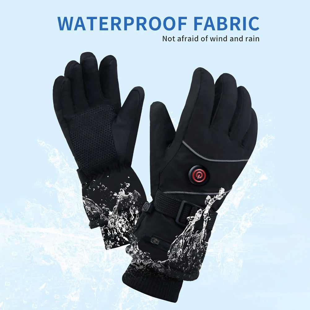Rechargeable Thermal Heated Gloves, 3 Heat Levels, DC