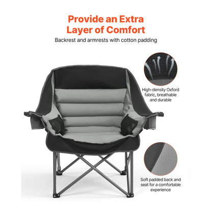 SucceBuy Oversized Camping Chairs 450lbs Heavy Duty