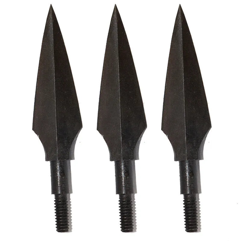 12/20pcs Hunting Arrowheads 150 Grain High Carbon Steel