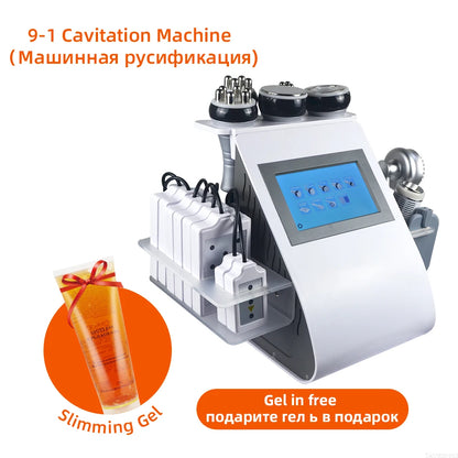 9 in 1 40K Cavitation Ultrasonic Body Slimming Machine