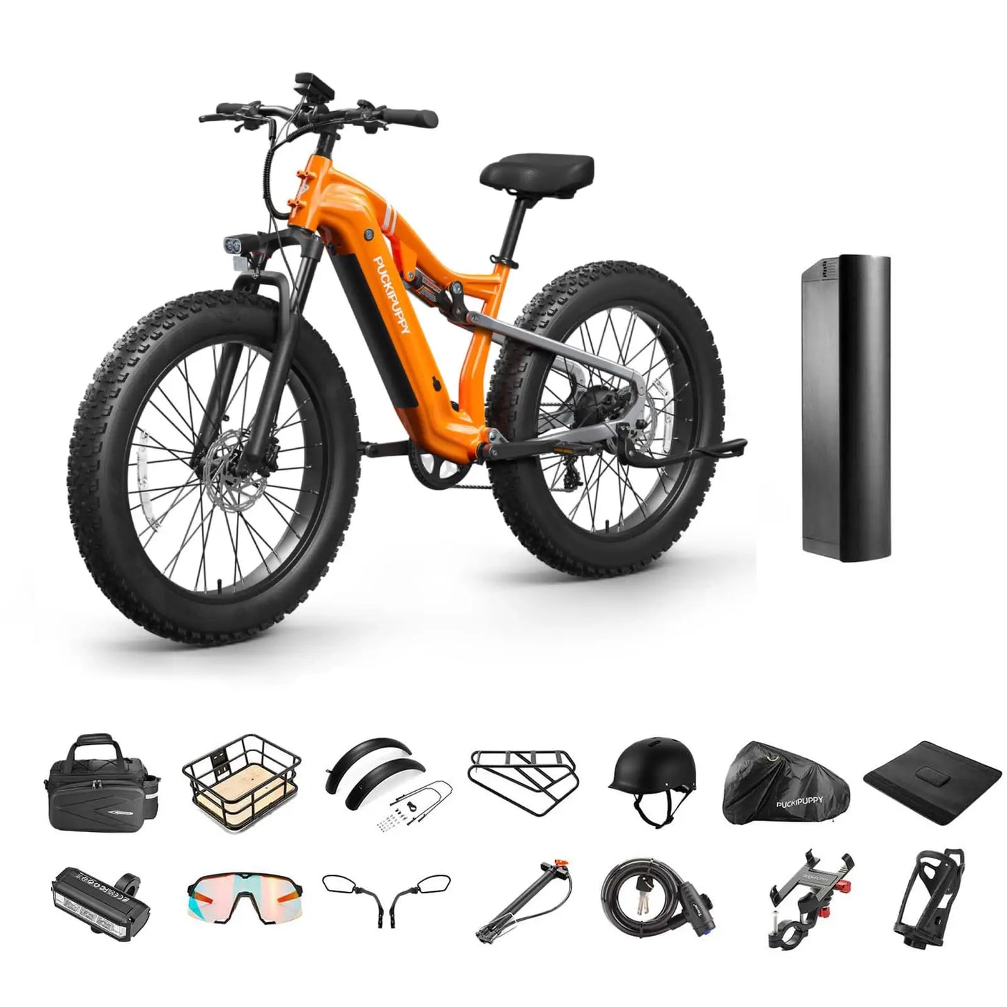 Labrador pro Electric Bike 1350W Peak 48V 20AH Battery Ebike 26" Fat Tire Electric Mountain