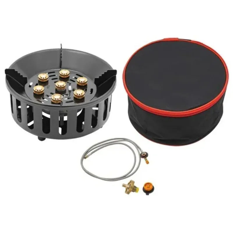 Portable Camping Stove with 3 Adapters 72000 BTU, with Electronic Ignition