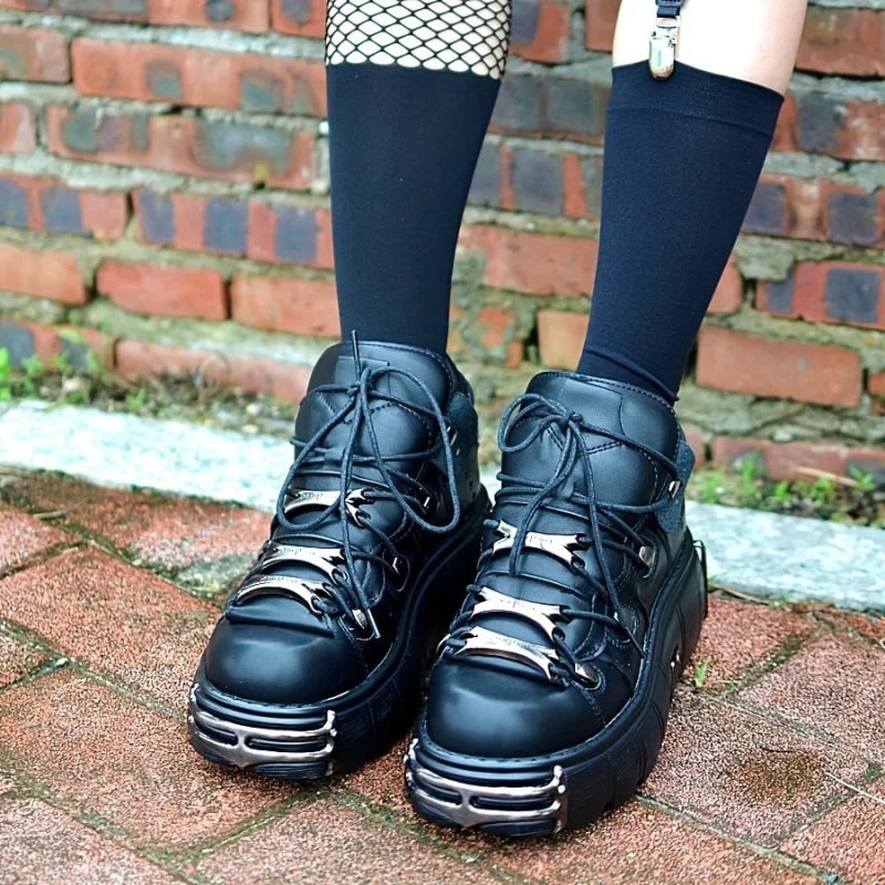 Thick Bottom Platform Women Sneakers, Large Size Casual.