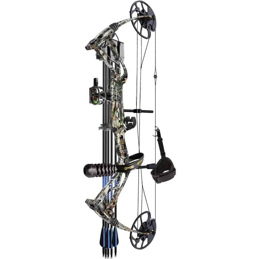 Compound Bow Archery Package, Draw Length 0-70 Lbs Draw Weight up to IBO 310 foot pounds