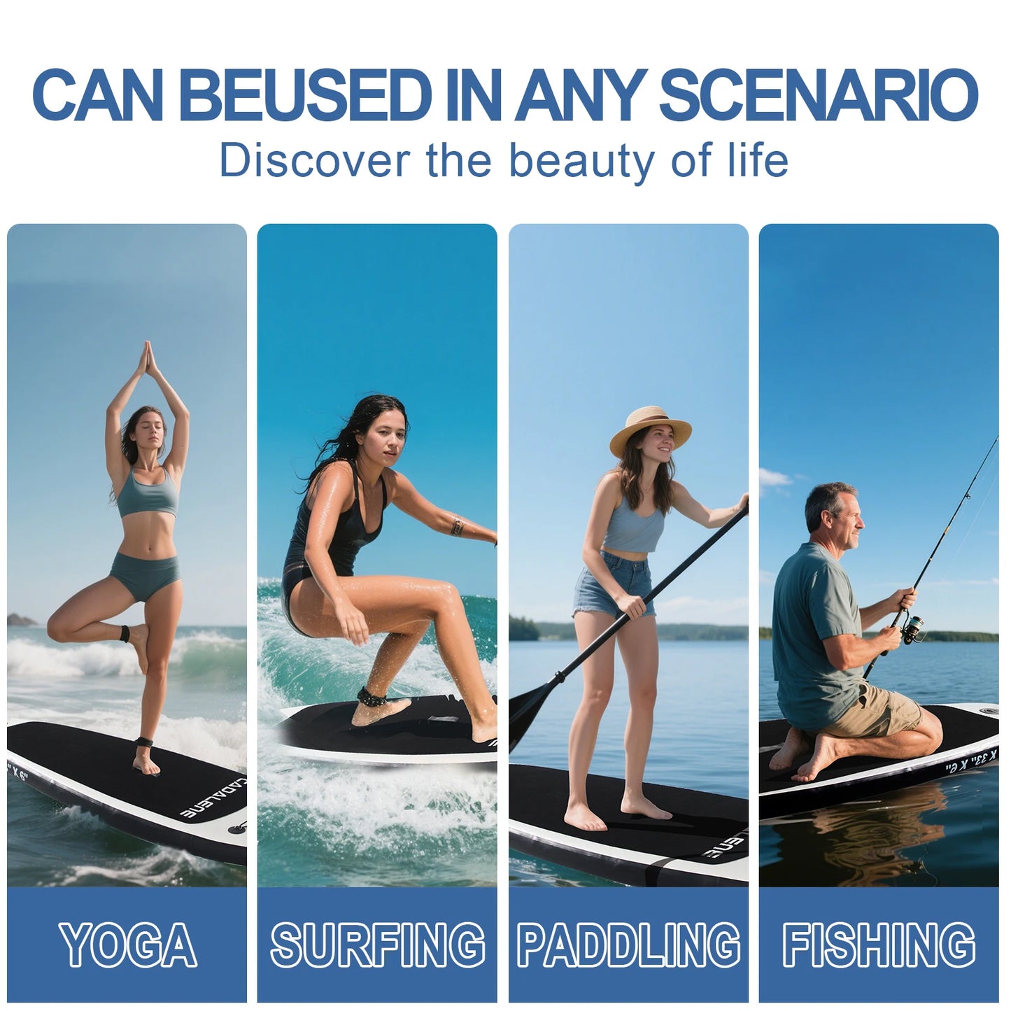 Inflatable Stand Up Paddle Board with SUP Accessories