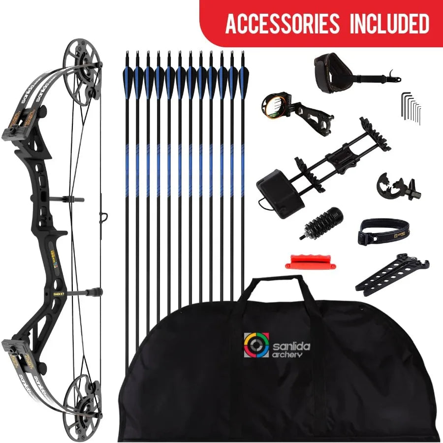 Sanlida Dragon X7 Ready to Hunt Compound Bow Package