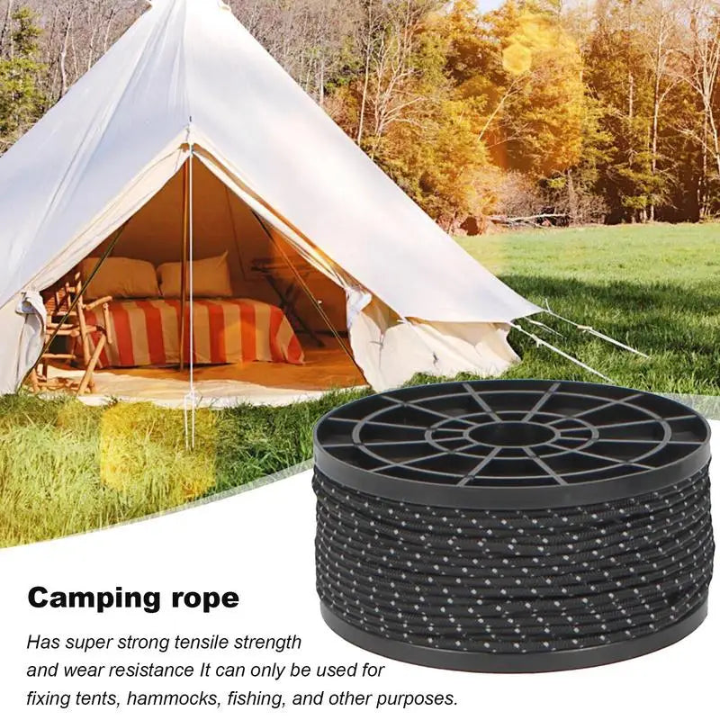 Reflective Camping Rope 164ft Para-cord Rope Reflective Rope 2.5mm