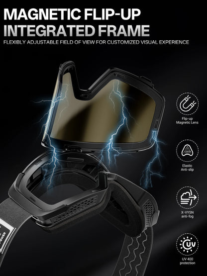 Outdoor Photochromic Ski Goggles Breathable HD