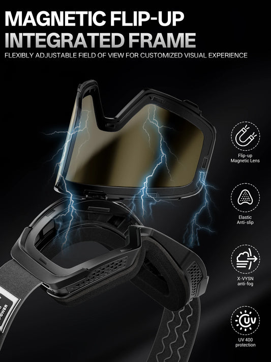 Outdoor Photochromic Ski Goggles Breathable HD