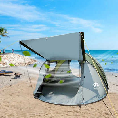 2-Person Pop-Up Camping Tent: Waterproof, Instant Setup